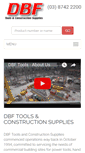 Mobile Screenshot of dbftools.com.au